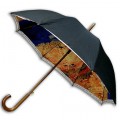 HelloRaincats 고흐 까마귀나는 밀밭(W) 이중 자동 우산